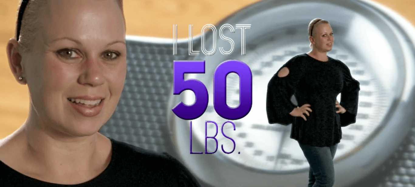 50lb Weight Loss Before and After Woman