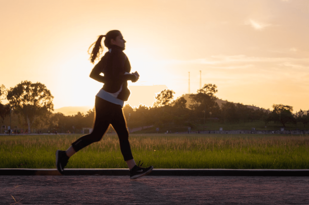 person jogging