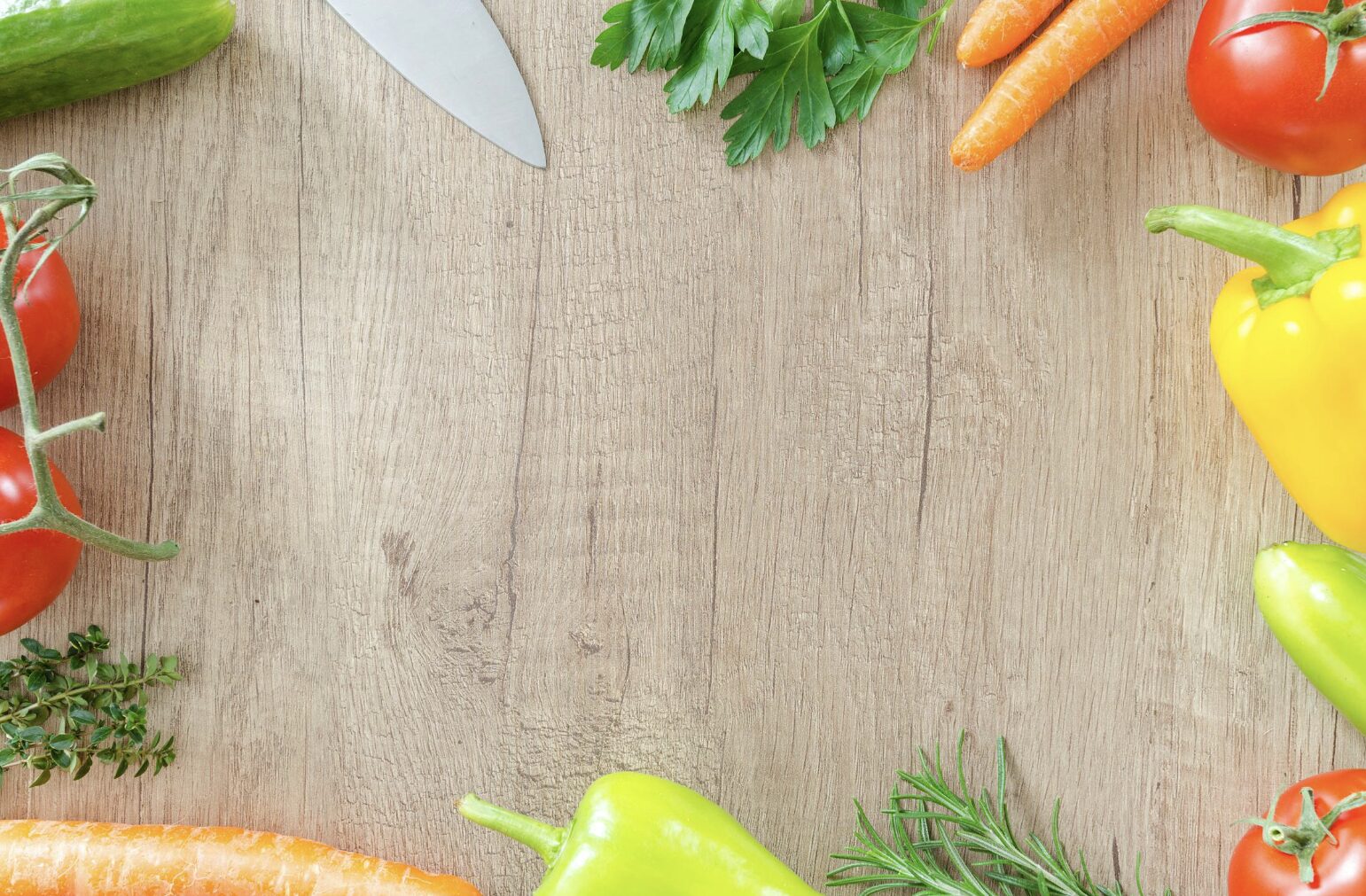 Vegetables on a Cutting Board